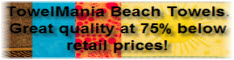 Save big on TowelMania's Luxury Beach towels